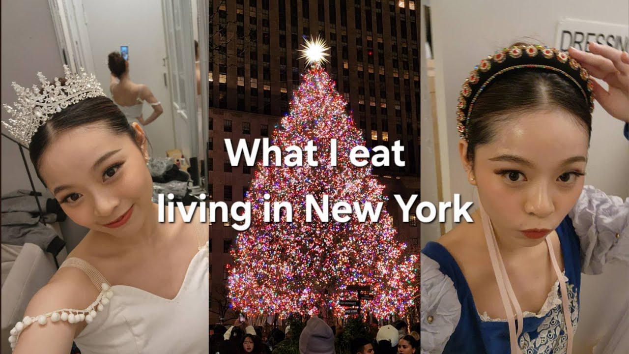 What I eat living in New York 🇺🇲｜在紐約生活吃什麼｜紐約聖誕｜Ready for the show｜好吃的紐約起司蛋糕＆貝果｜Week 9｜Ballet vlog