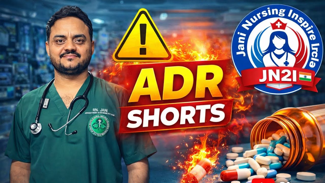@ Jani sir NCLEX RN :- Don’t Skip This! ADR Quick Revision for NORCET #nclex #nclexnursing #osce
