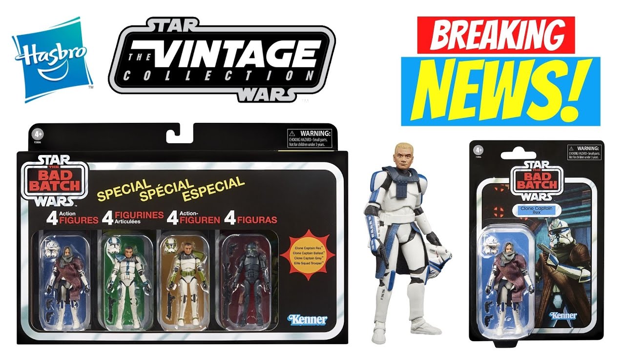 Star Wars The Vintage Collection Bad Batch Figures REVEALED!