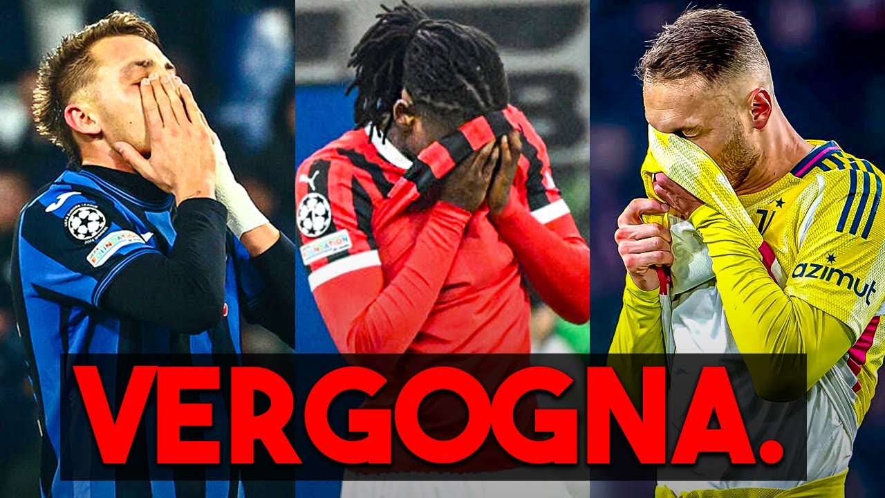 LA VERGOGNA delle ITALIANE in EUROPA (CHAMPIONS LEAGUE)