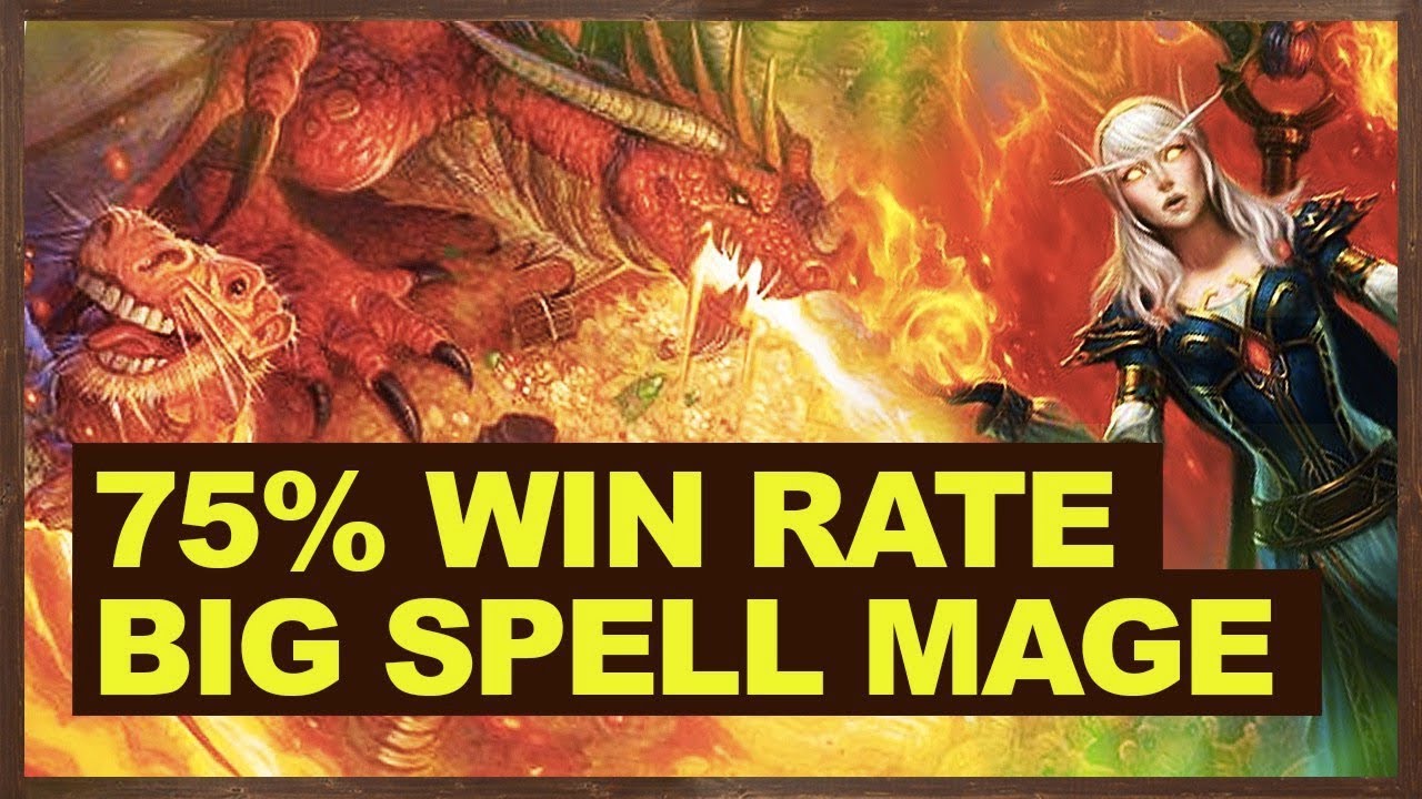 75% Win Rate Big Spell Mage Crushes Meta | Hearthstone