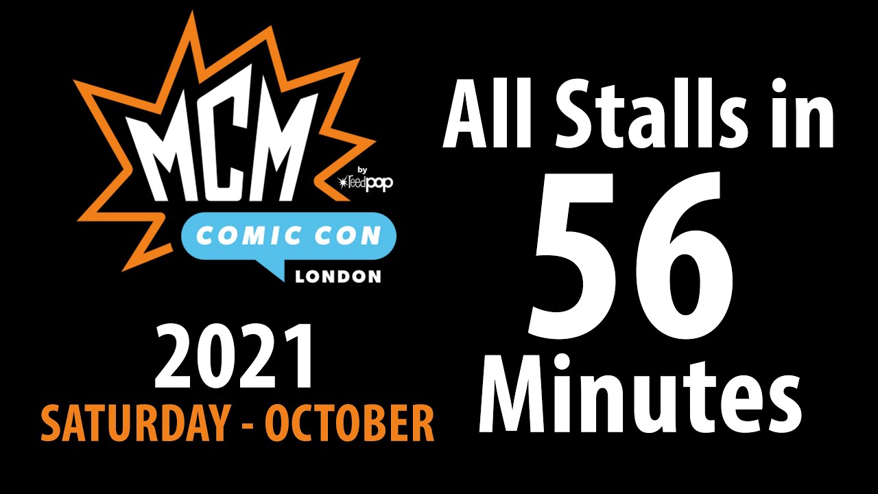 MCM London Comic Con 2021 October Saturday All Stalls