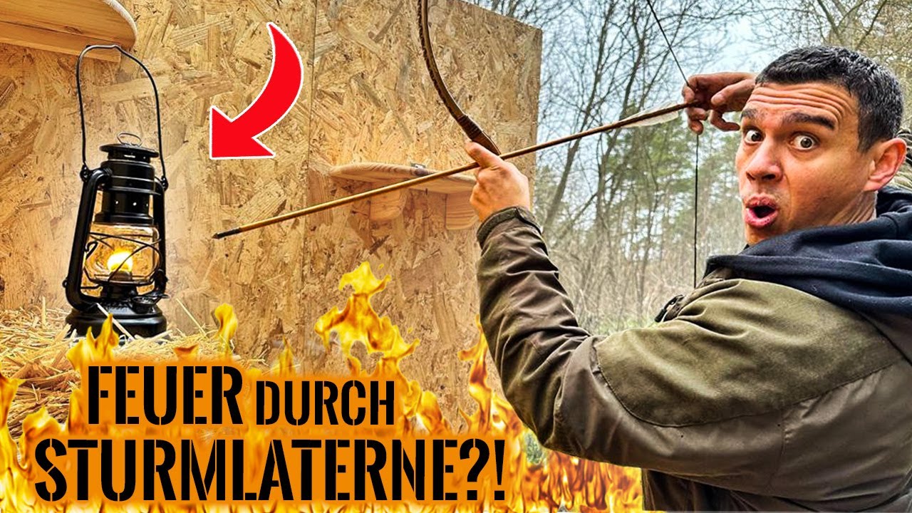FEUER durch Sturmlaterne?! Petroleum-Lampe im Härtetest | Survival Mattin
