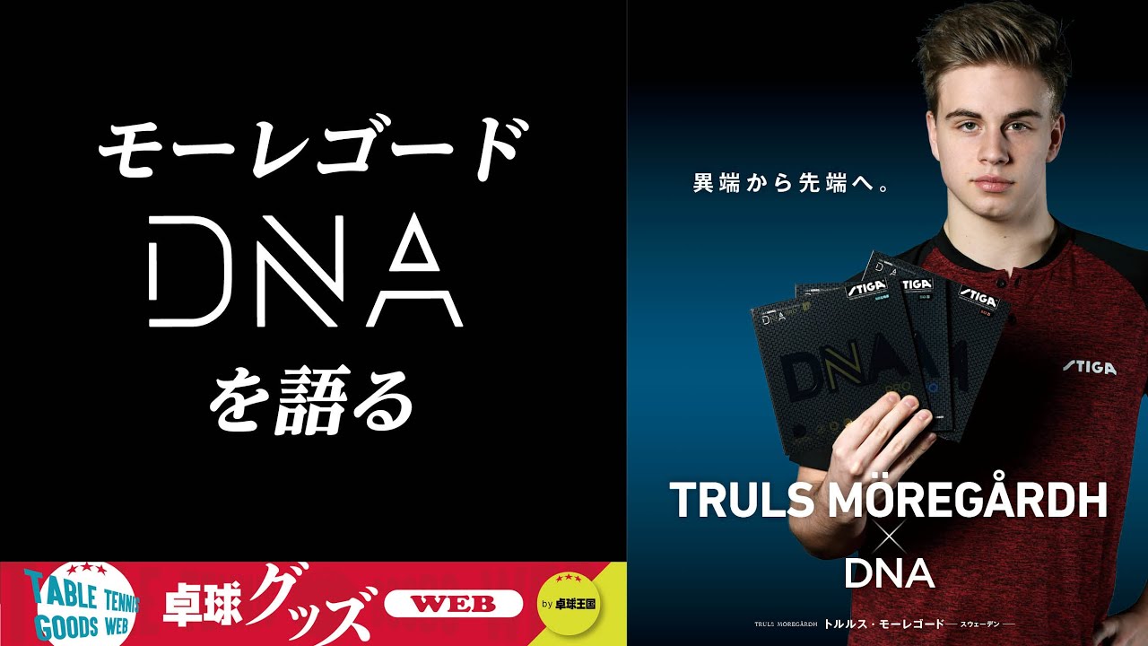 【卓球グッズWEB】希代の天才・モーレゴード「DNA」を語る