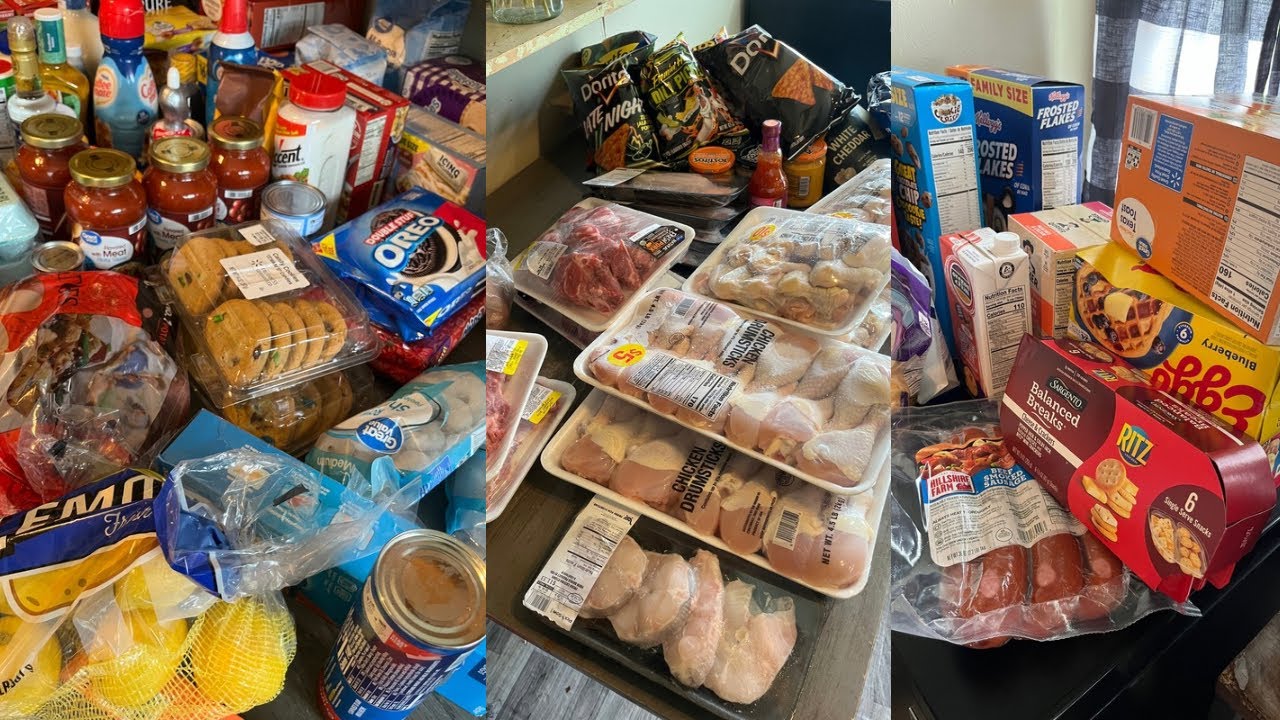 $600 EBT groceries HAUL! 3 different stores😩😩WALMART,PICK N SAVE, ALDI