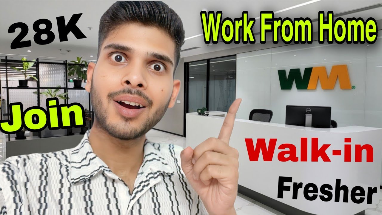 How to Join WM India 🥳 | Walk-in Drive in WM  Company | Work From Home Jobs | The Ravi Vlogs