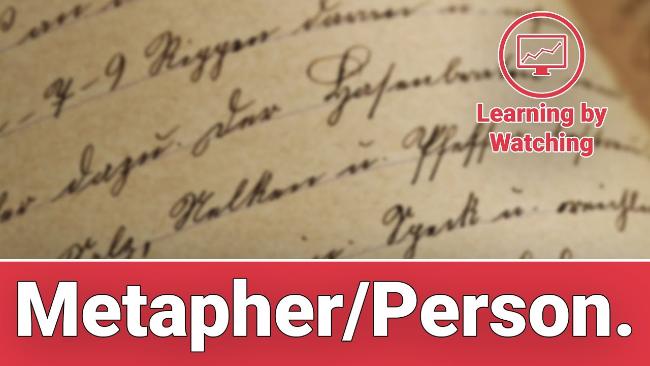 Metapher - Personifikation Unterschied - Erkl&auml;rung!
