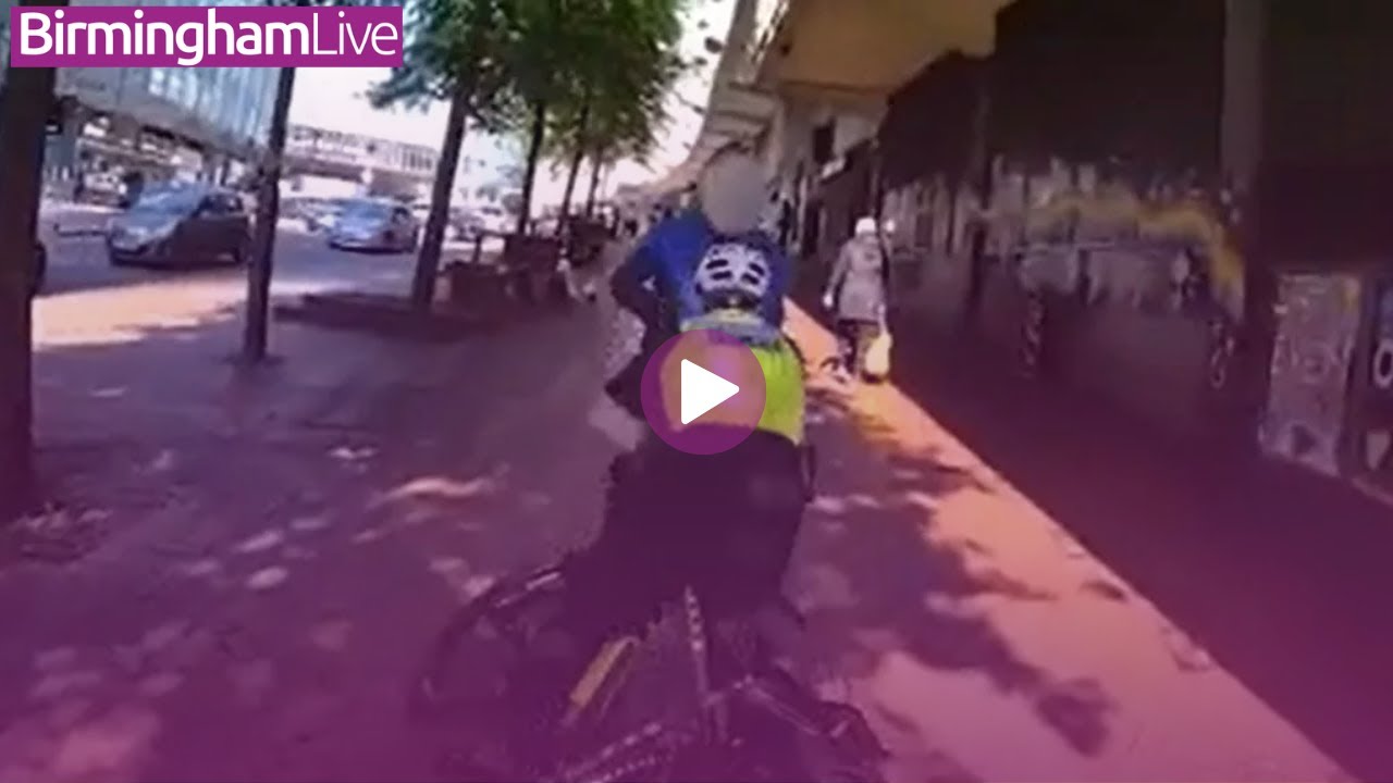Watch police stop knife suspects in dramatic Birmingham city centre scenes
