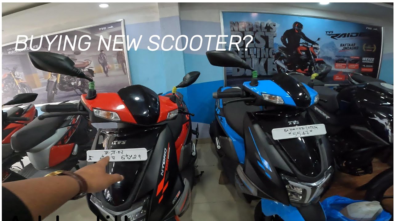 VISITING TVS SHOWROOM FOR  NTORQ 125