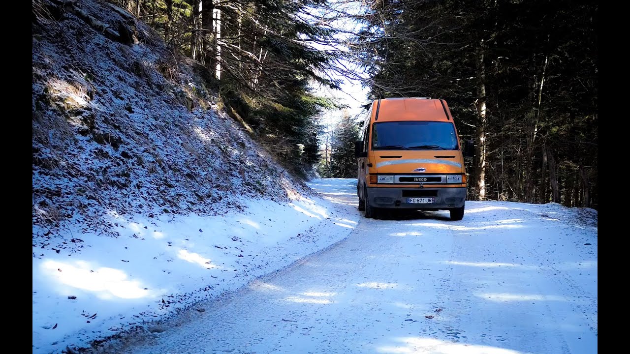 &ndash;12&deg;C en fourgon am&eacute;nag&eacute; en montagne | Vie autonome, faune sauvage & sons naturels