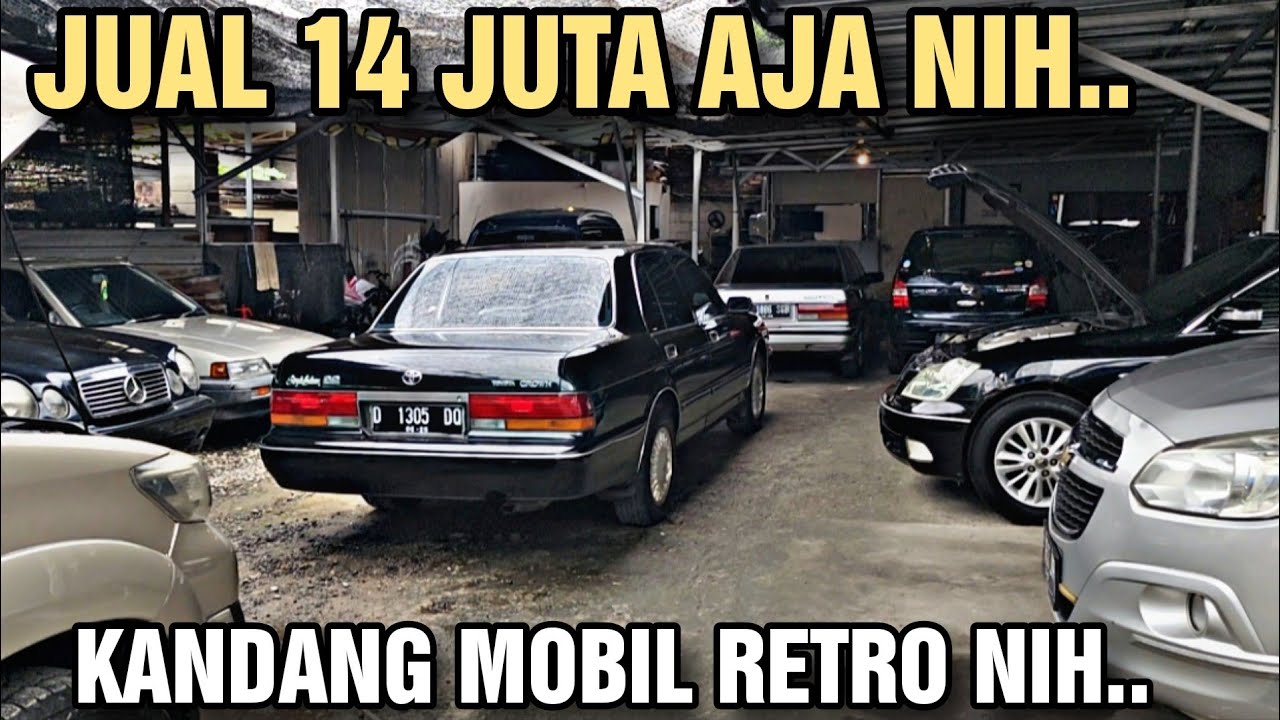 Cuma 14 Juta aja nih.. Kandang Mobil Retro Banyak Pilihan Mobil dan Motor Antik