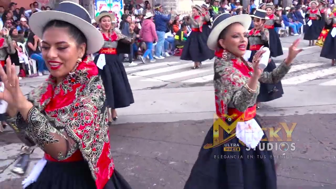 PASACALLE CARNAVAL AYACUCHANO 2025 ( CANGALLO DORADO JUVENTUD DOS DE MAYO)