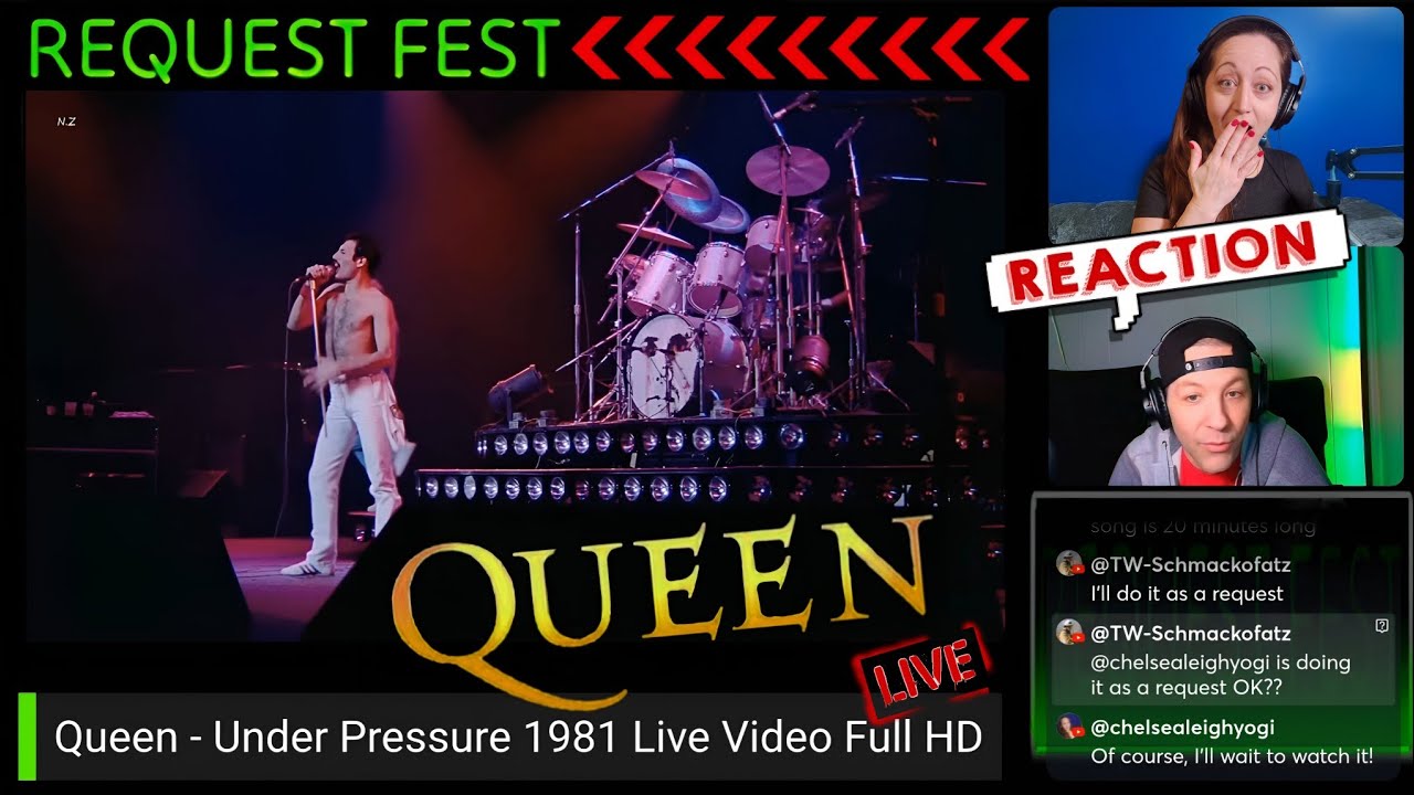 Queen - Under Pressure 1981 LIVE [REACTION]