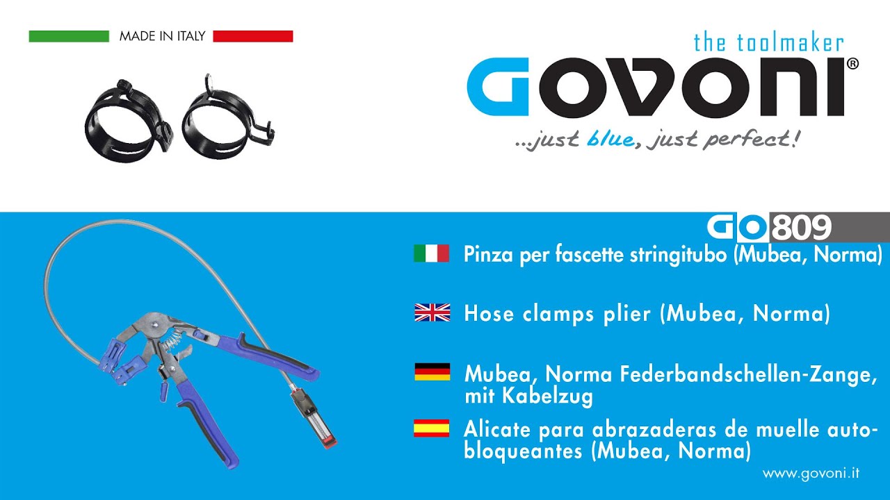 GO809 - Hose clamps plier (Mubea and Norma)