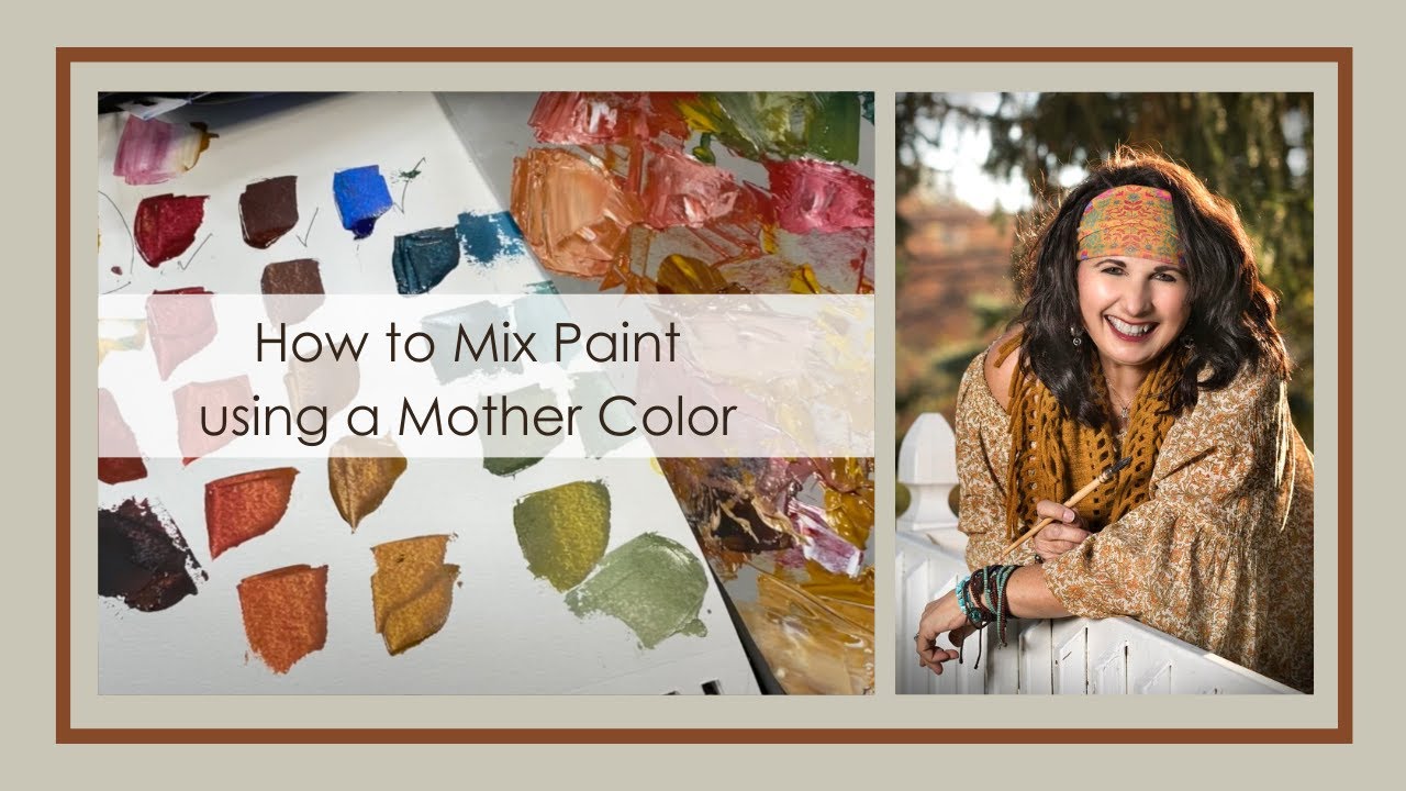 How to mix paint using a mother color