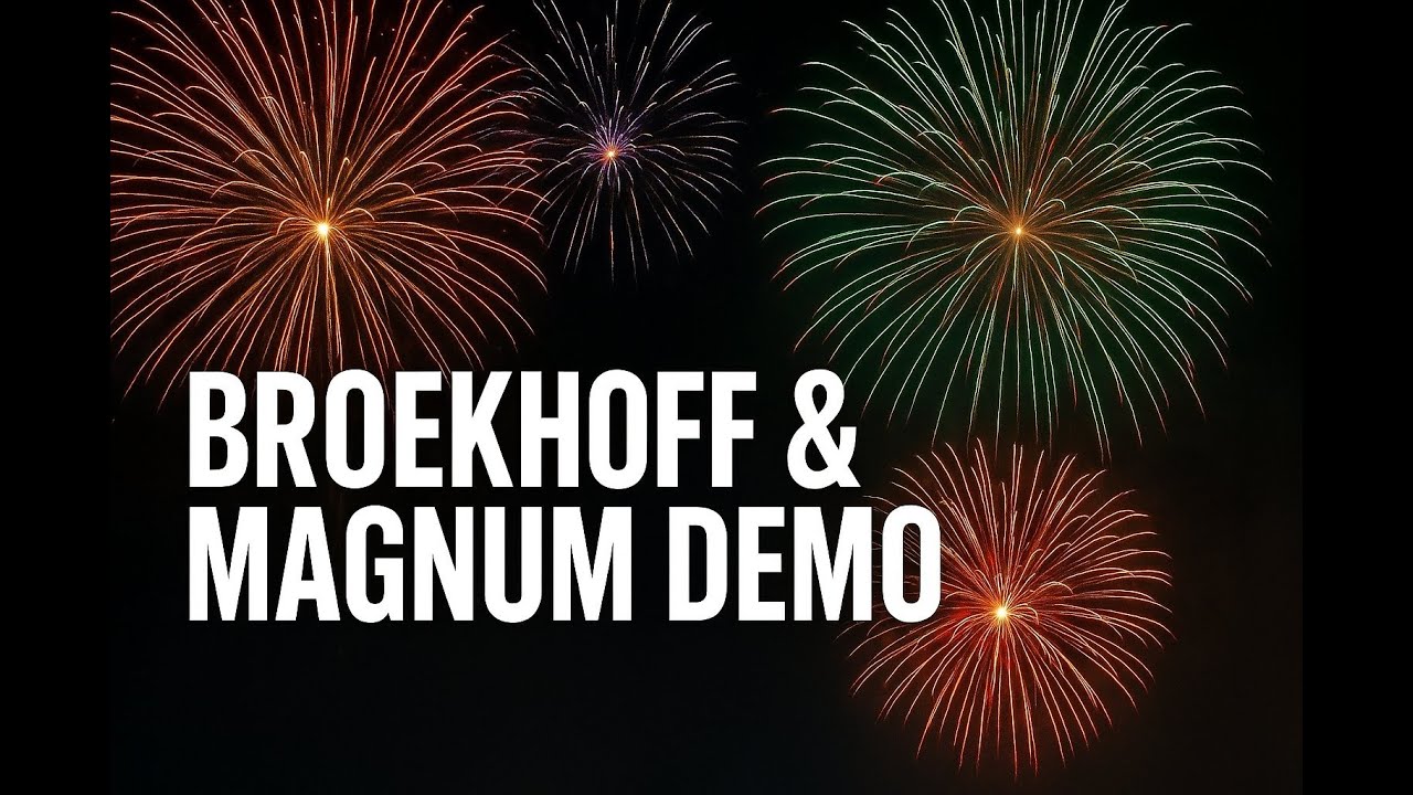 Broekhoff & Magnum Fireworks Demo | Spectacular Show 2025