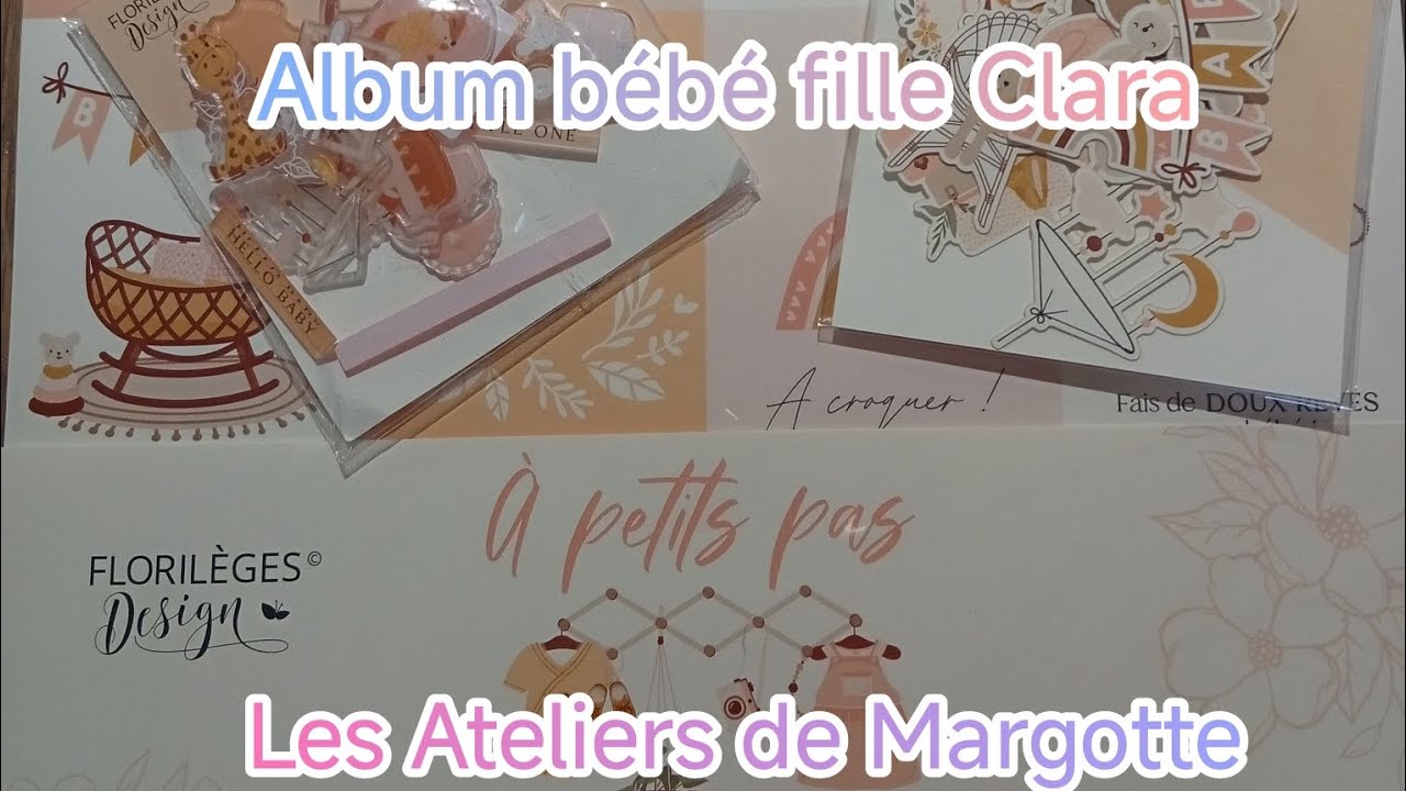 Présentation d'un album bébé fille avec les collection 