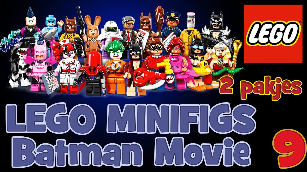 LEGO Batman Movie minifigures # 9 - 2 pakjes