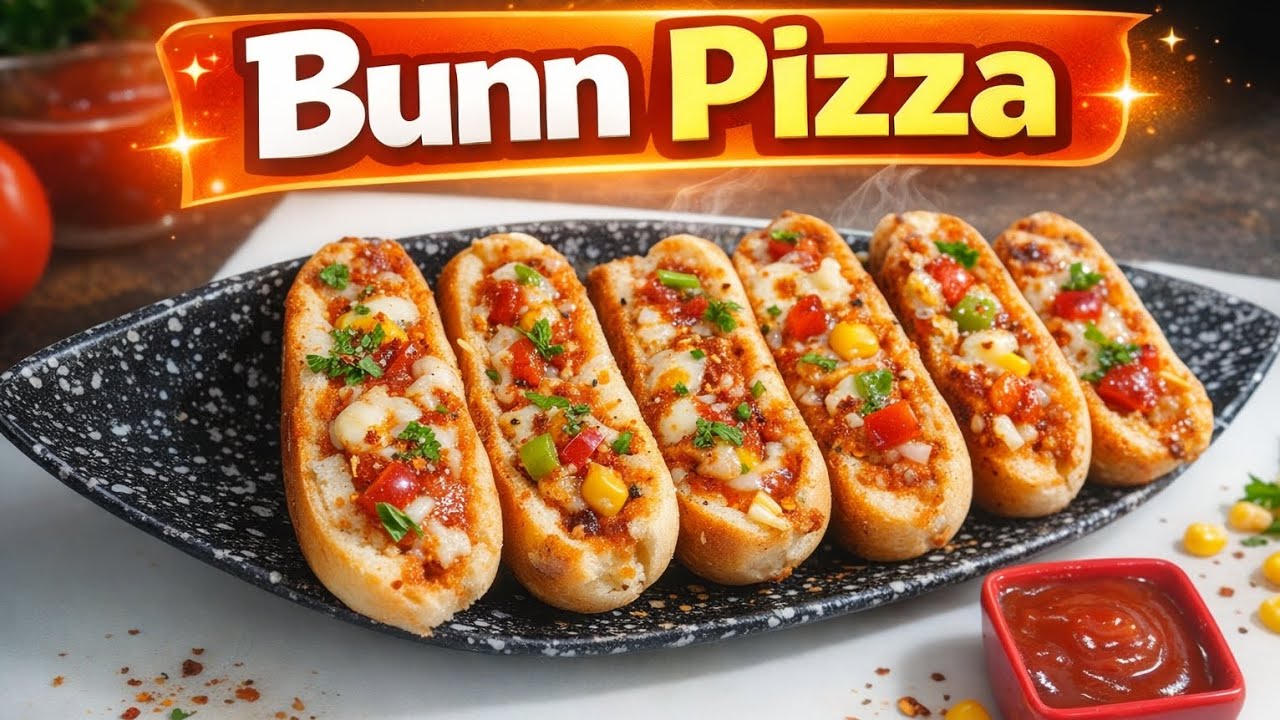 🥰Bunn pizza Vary Testy & Delicious#testyfood #easycooking #food#recipes  #uniquekitchencorner126