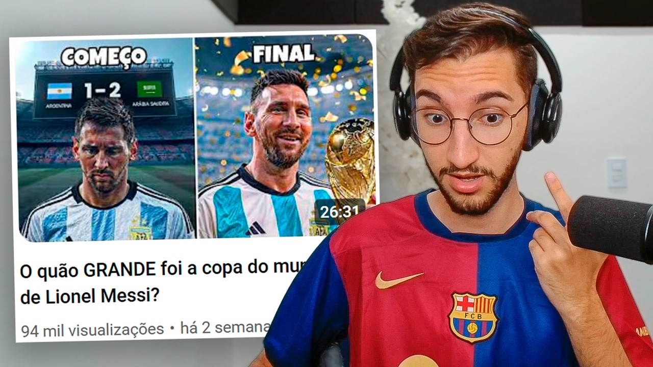 O quão GRANDE foi a copa do mundo de Lionel Messi?