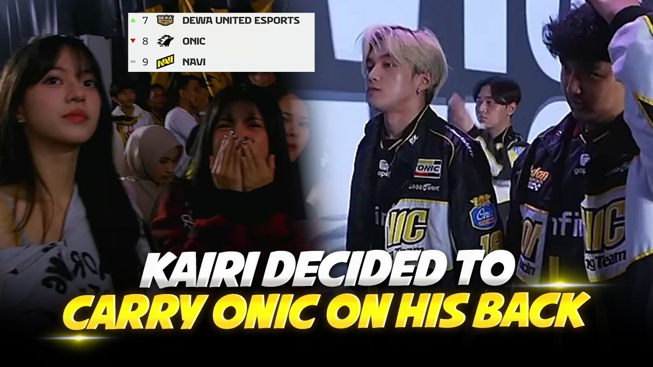 KAIRI DECIDED to CARRY ONIC AGAIN on HIS BACK after a DEVASTATING STANDINGS