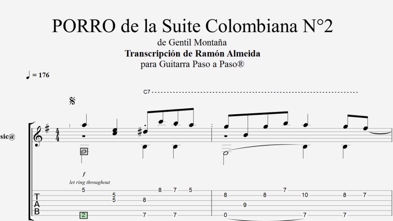 Porro Suite Colombiana - Gentil Montaña TAB Ramón Almeida...