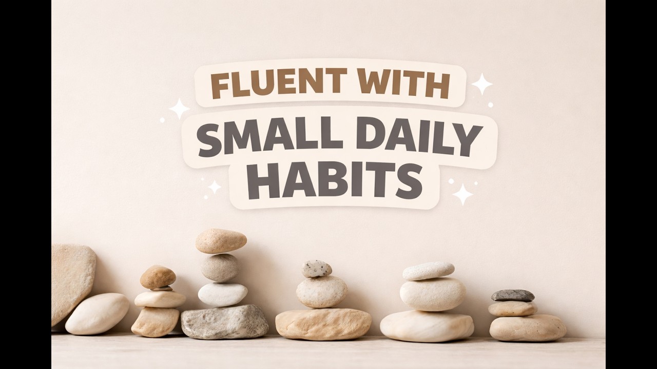 How to Get Fluent in English with Daily Tiny Actions