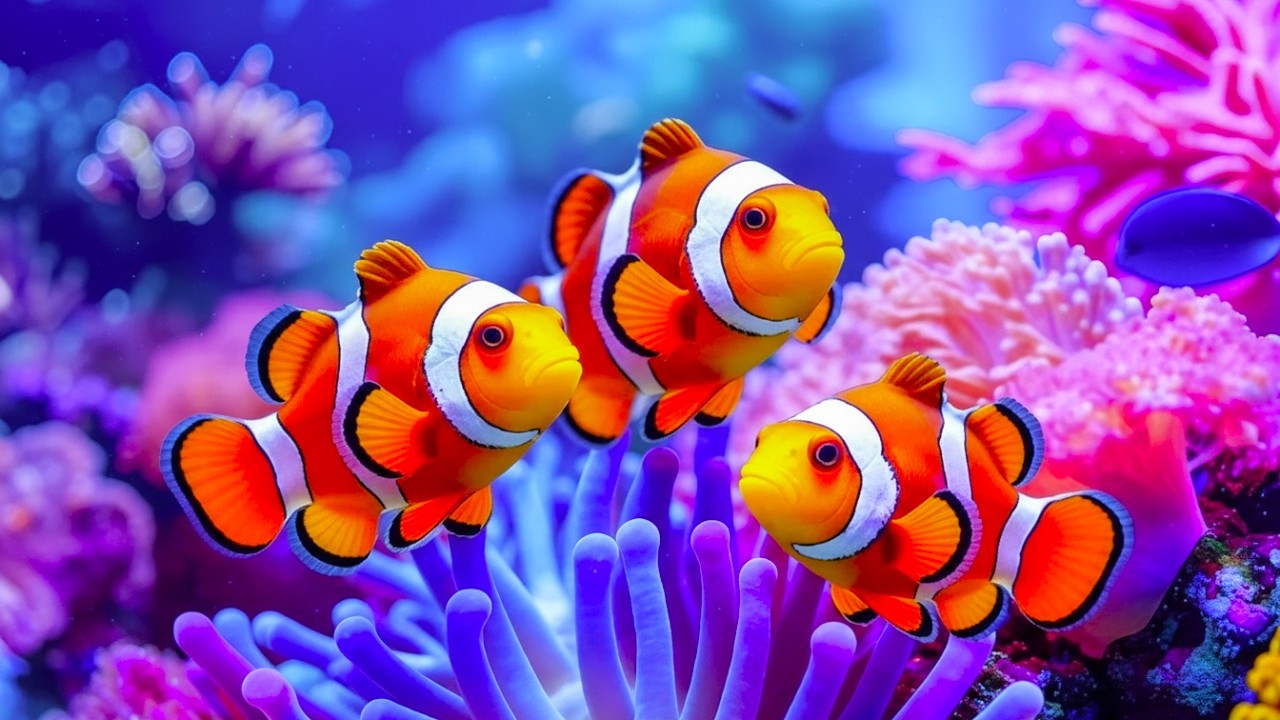 The Best 4K Aquarium – Soothing Jellyfish & Reef Fish with Sleep Music for Deep Relaxation