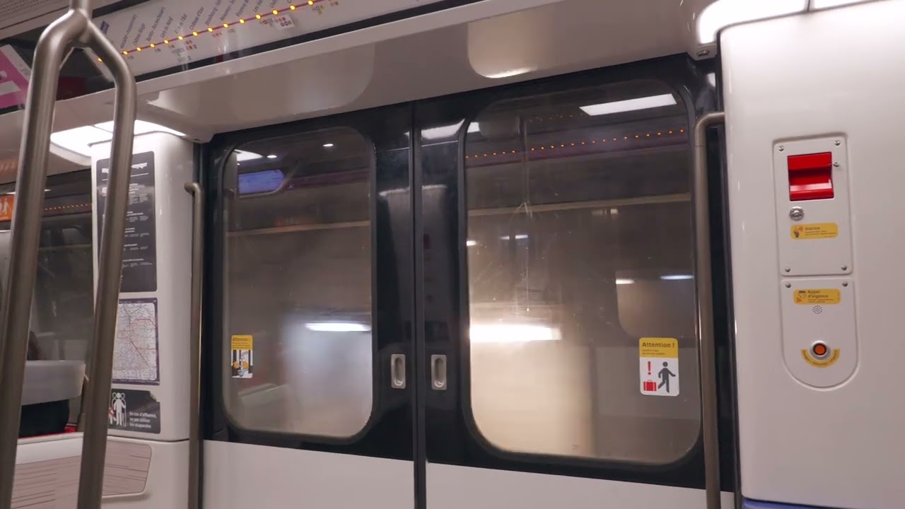 Journey of Paris Métro Line 4 with MP 14 (Barbara to Mairie de Montrouge)