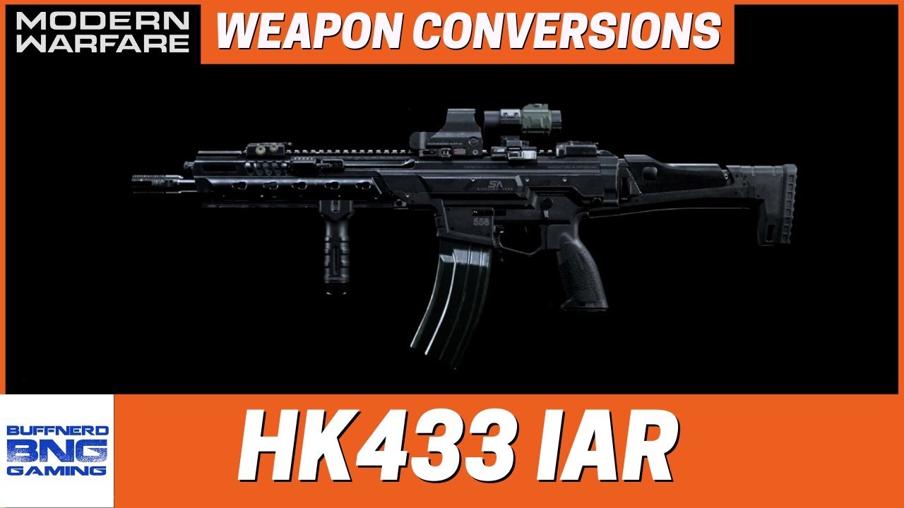 Модификация оружия HK433 IAR для Call Of Duty Modern Warfare