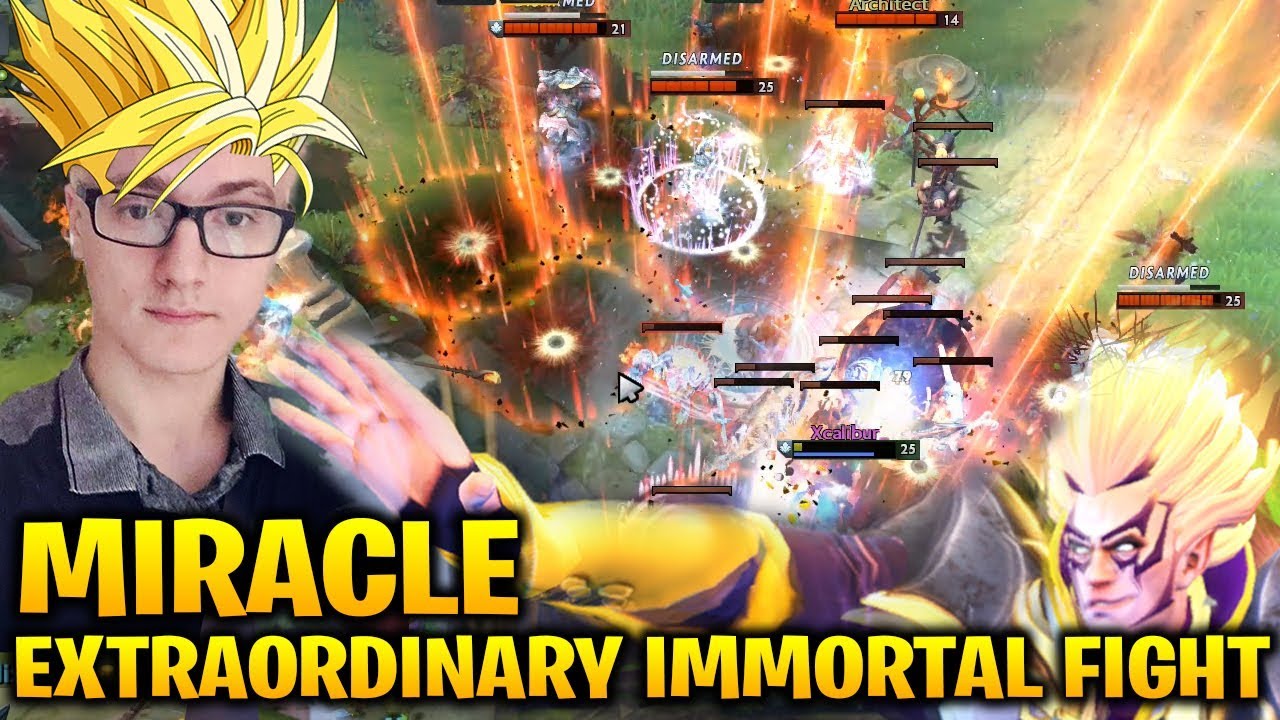Miracle Invoker ft Xcalibur VS NAVI Crystallize GeneRaL & MagE- Dota 2 7.17