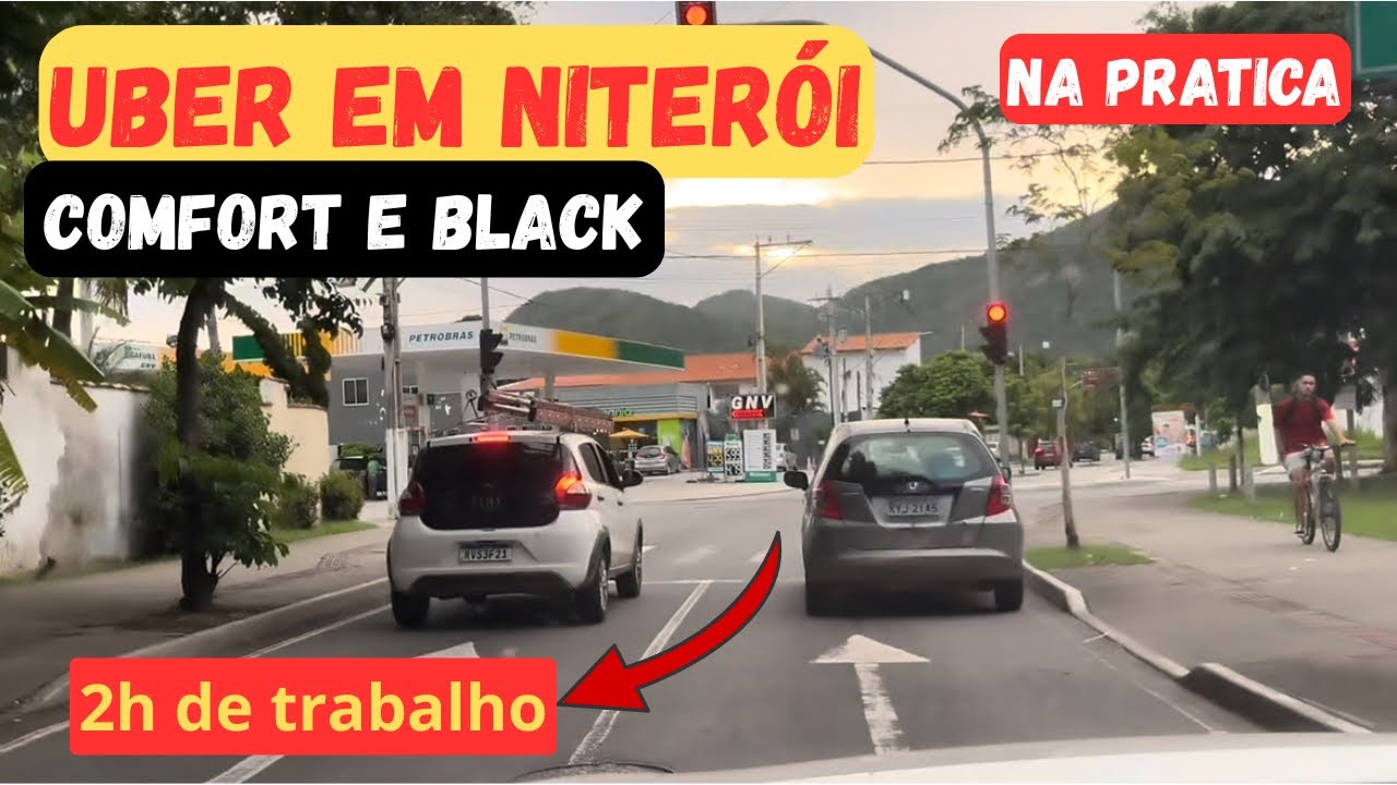 ✅2h de Uber em NITERÓI #uberblack #niteroi #rj 