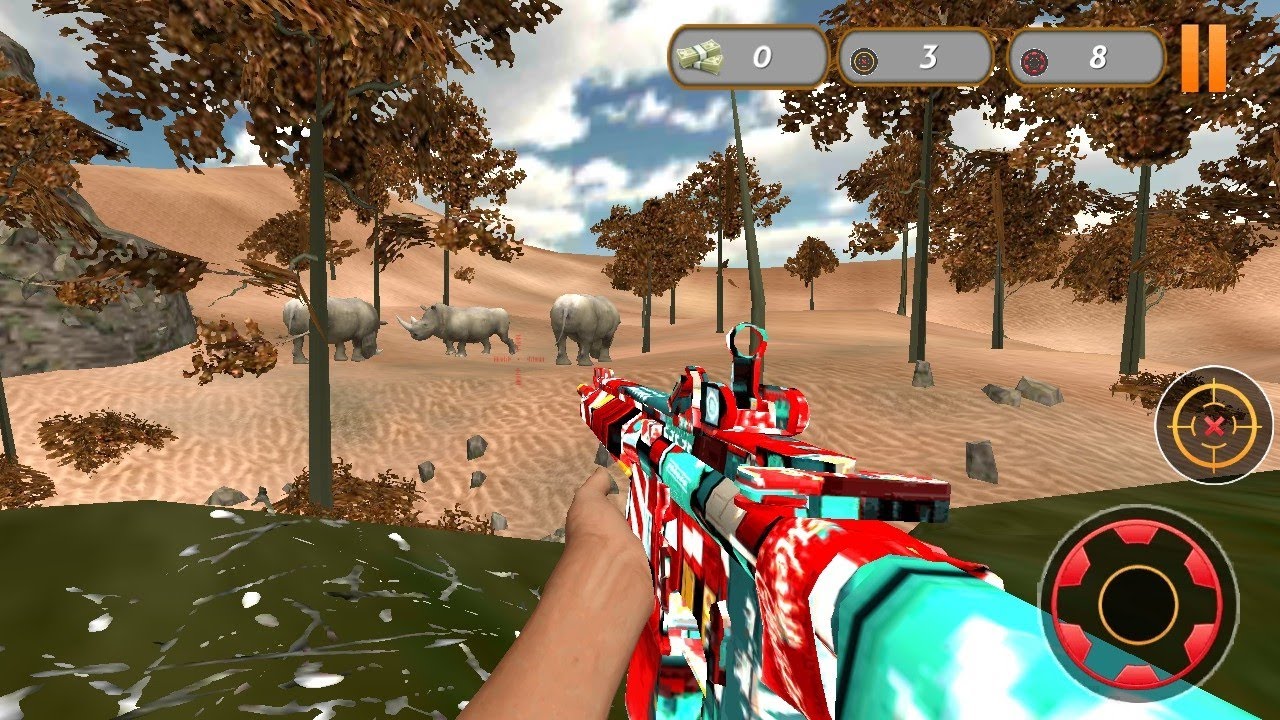 Dinosaur Hunter Dino City 2017 Android Gameplay - Dino Sniper Shoot 3D