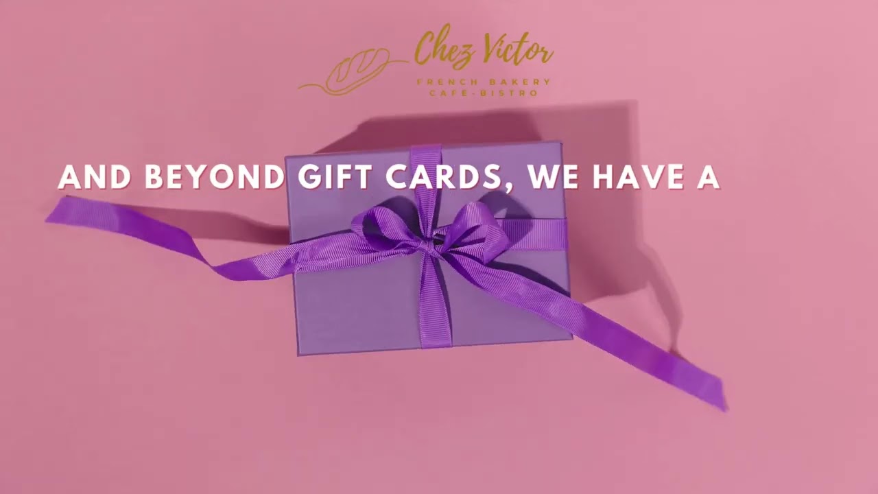 Gift Card - Chez Victor Gift Ideas Series