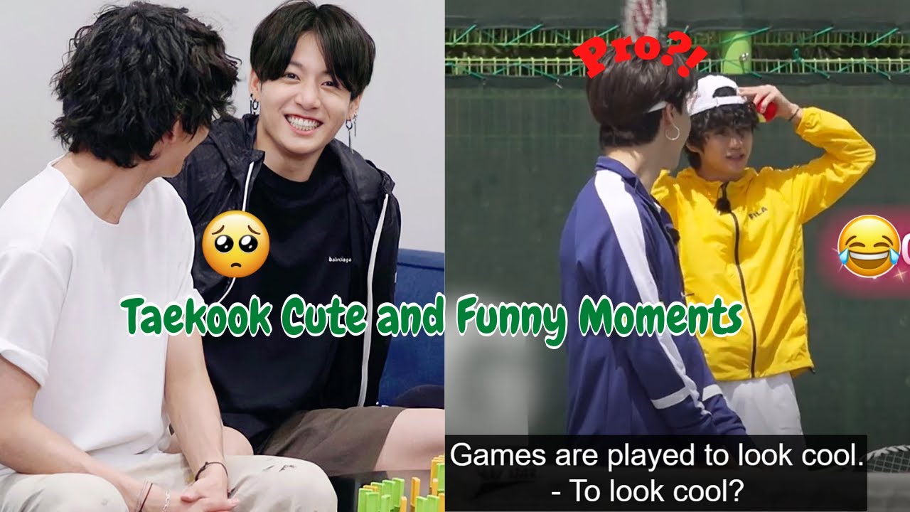 BTS Taekook being cute for  8 minutes straight