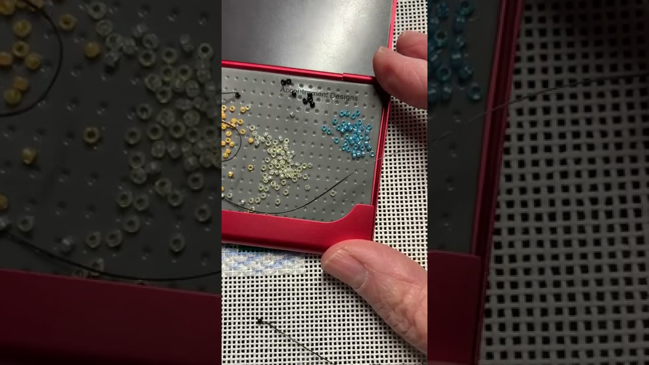 London Club: Needlepoint Beading Tutorial