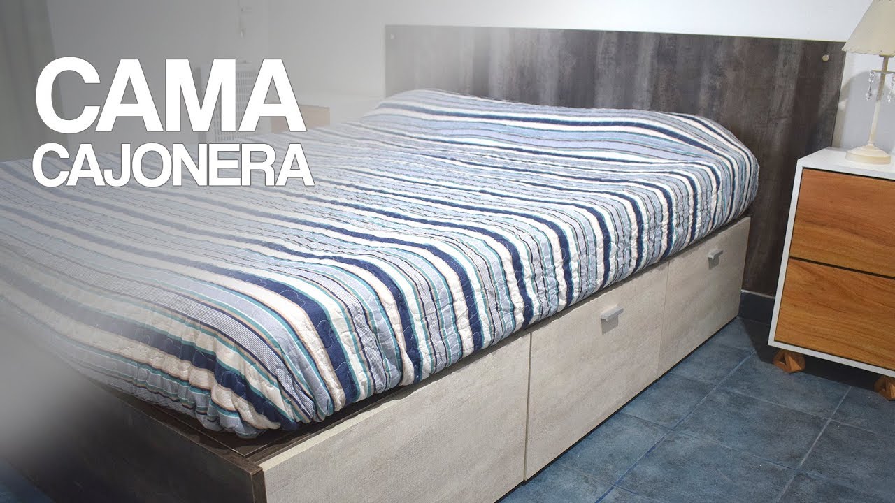COMO HACER CAMA CAJONERA - PROYECTO MUEBLE - By Faplac.