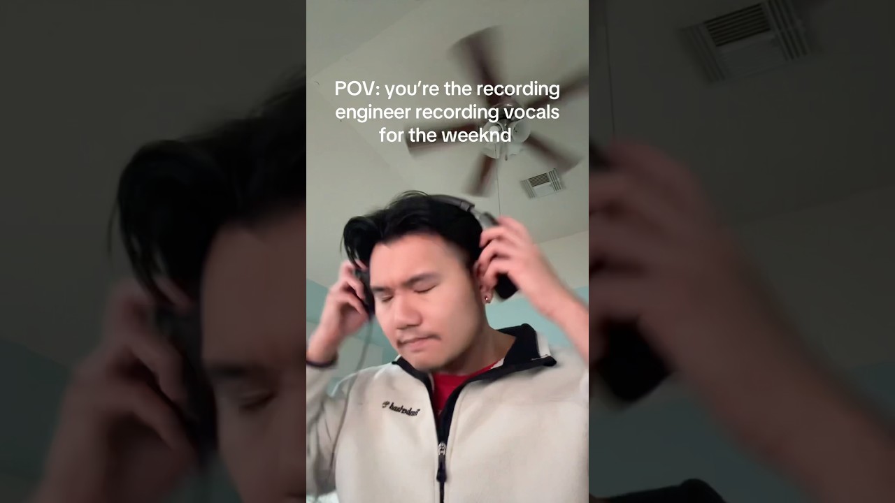 POV: you’re the recording engineer for the weeknd 