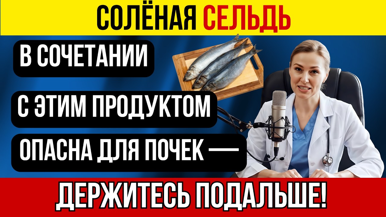 Вы едите сельдь каждый день? Солёная сельдь полезна, но при неправильном употреблении вредит почкам.
