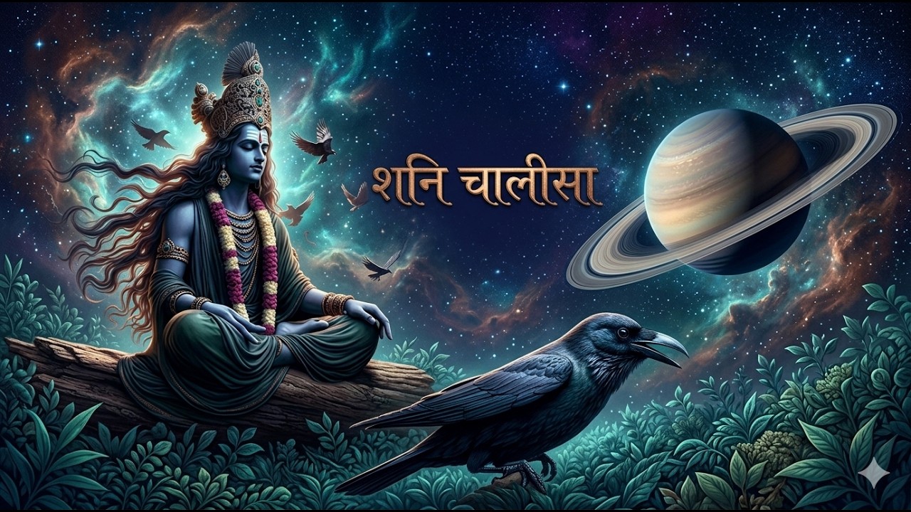 शनि चालीसा | Shani Chalisa Path| Get blessings of Shani Dev and relief from Shani Dosha | Male voice