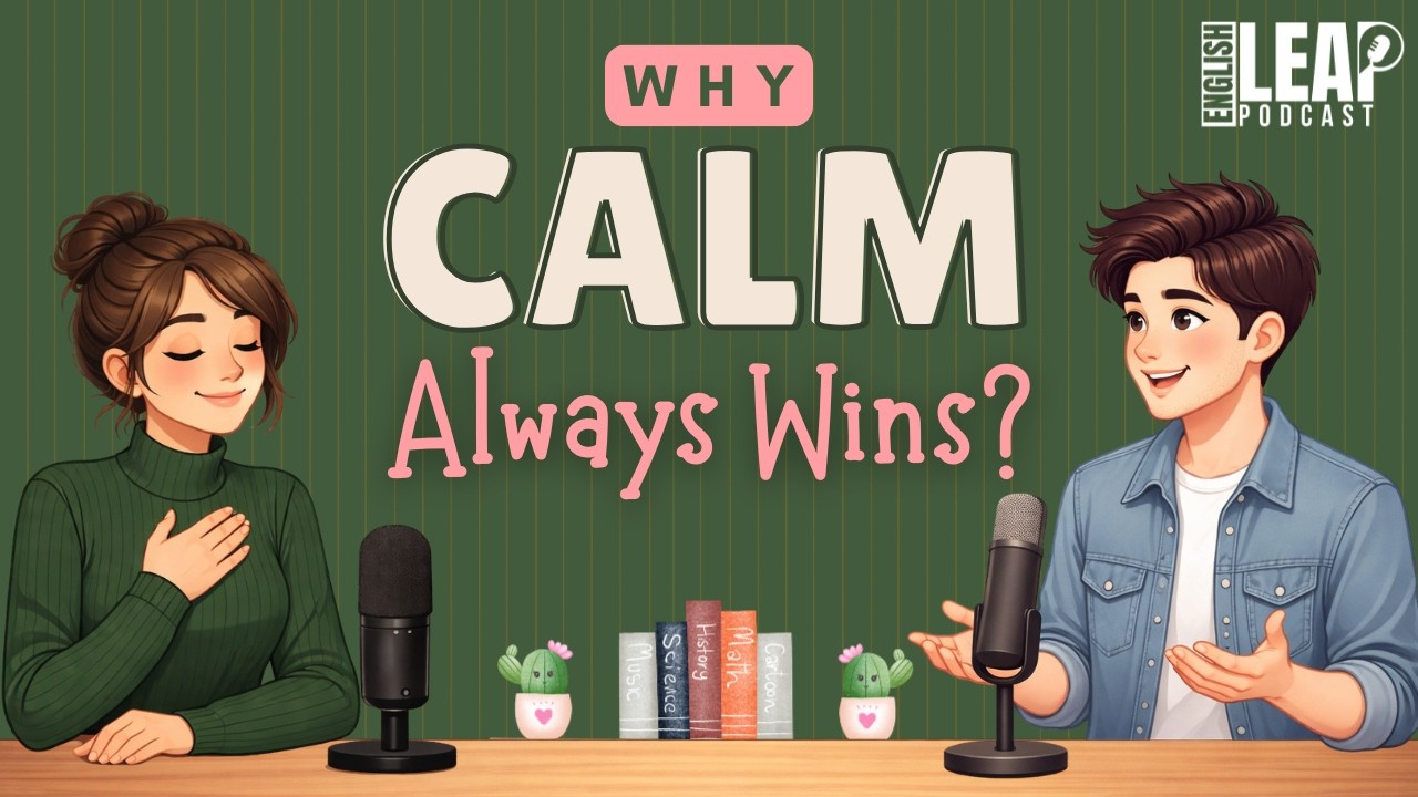 English Podcast For Easy English Conversation | Be So Calm It Makes People Nervous | Learn English