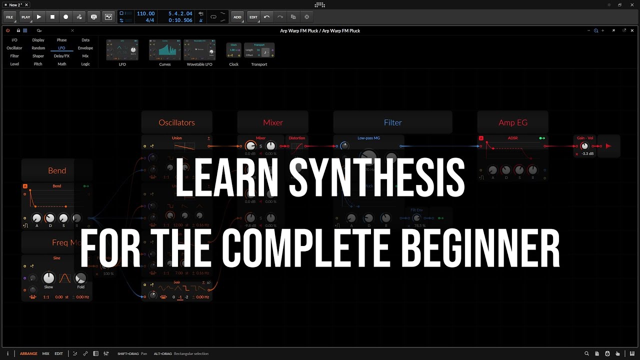 Synthesis & Sound Design for the Complete Beginner