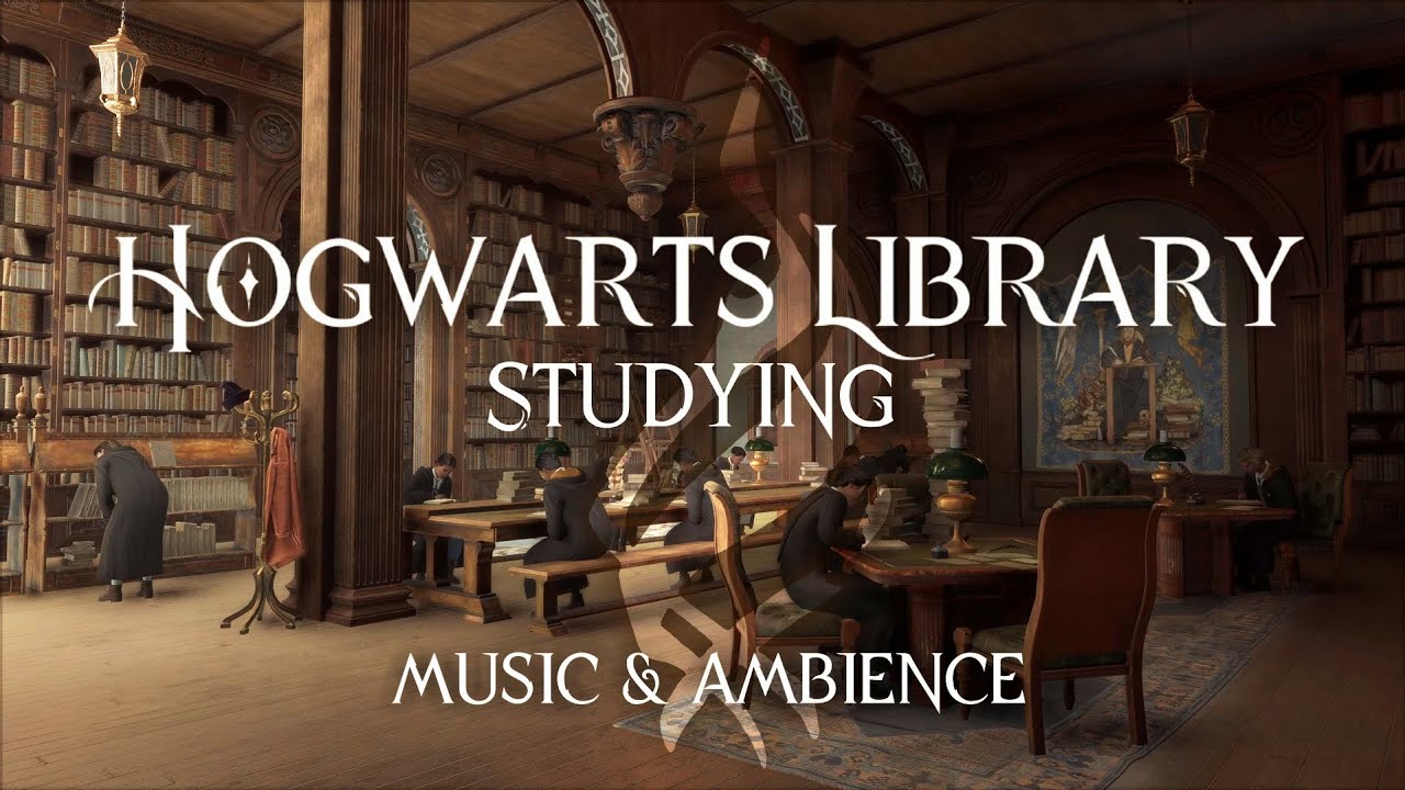 Hogwarts Library Studying  | Music & Ambience