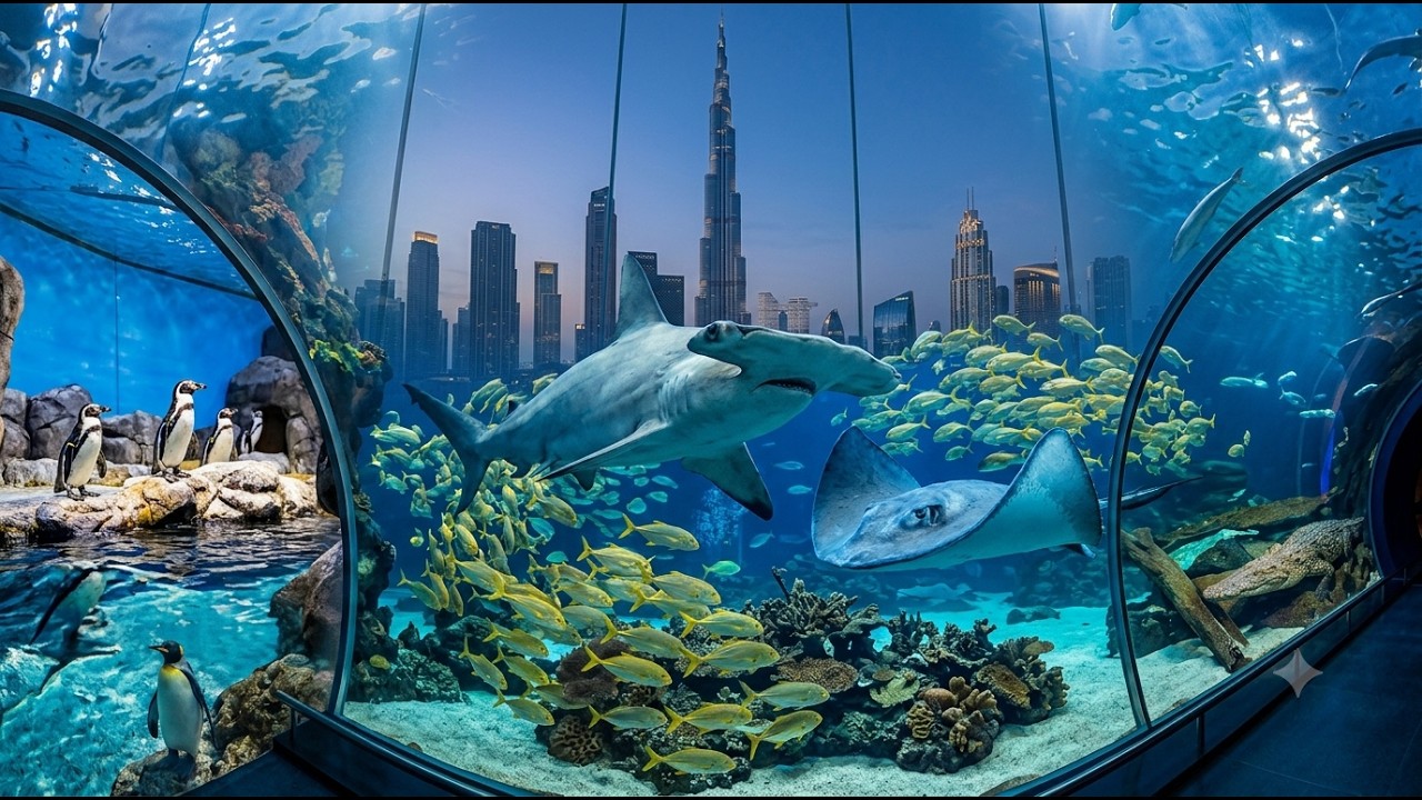 Dubai Mall | Underwater Zoo | Burj Khalifa | Complete Information | India to Dubai Travel Vlog 2024