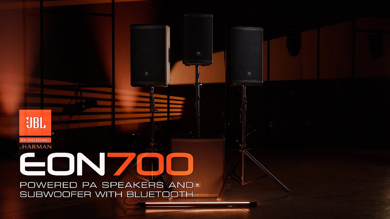 JBL Pro EON700 Powered PA Loudspeakers: Quick Look