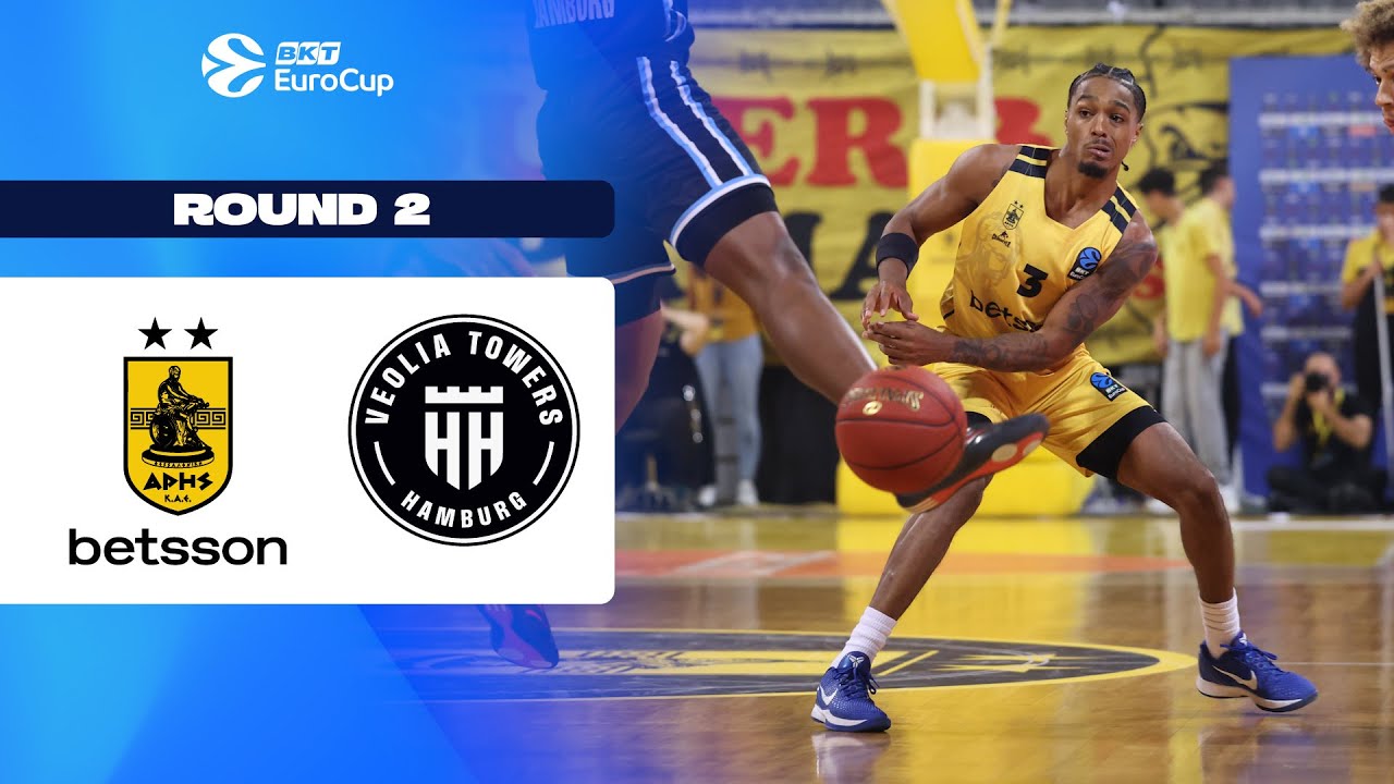 Aris Thessaloniki Betsson - Veolia Towers Hamburg | Round 2 | EuroCup Basketball 2025/26