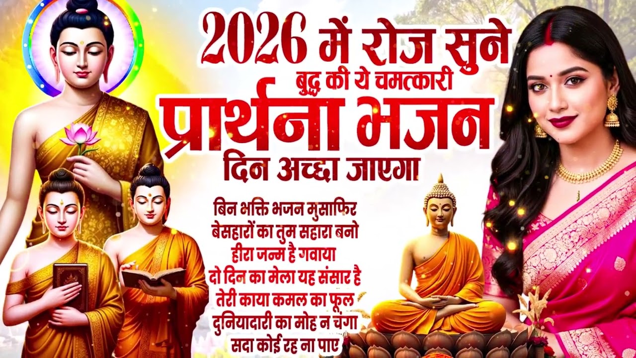 2026 नए वर्ष में बुद्ध की अमृतवाणी को सुने और अपने मन से मोह माया को दूर करे - Buddha Bhajan 2026
