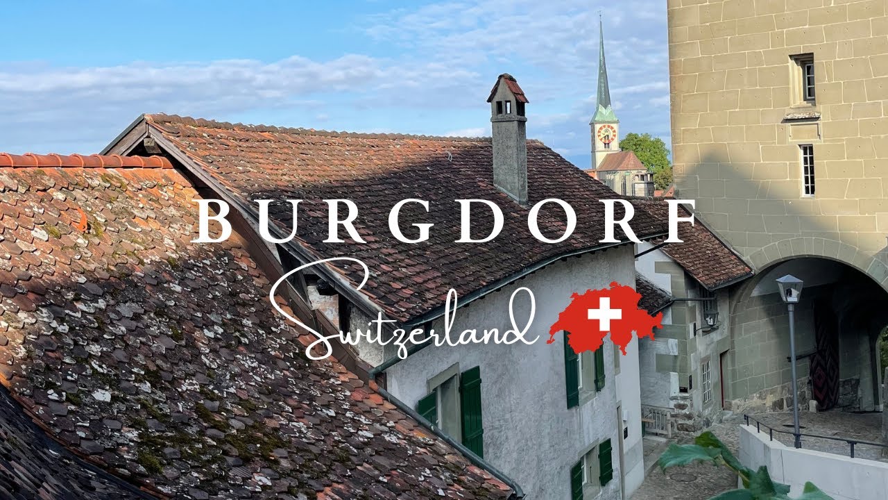 BURGDORF, SWITZERLAND: CASTLE AND MARKET