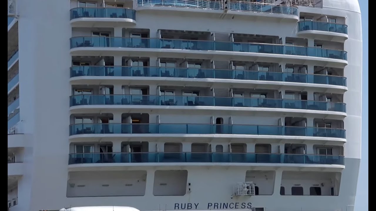 RUBY PRINCESS cruise ship Pier 27. June 6, 2025. San Francisco, CA