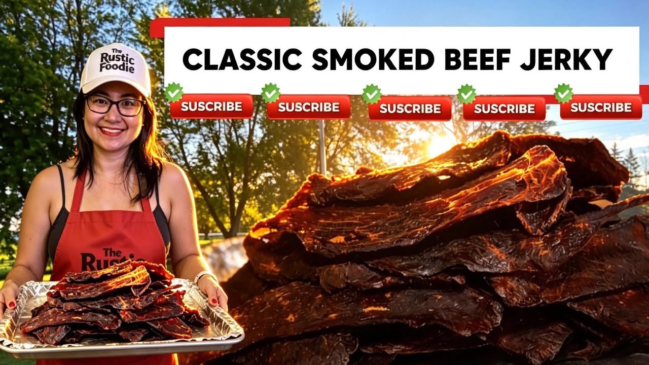 Classic Smoked Beef Jerky | Smoky and Savory